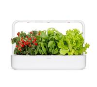 Click & Grow Smart Garden 9 Capsules, Potager Intérieur Connecté, Blanc | Hydroponique Simplifié. Éclairage et Arrosage Automatiques. Kit complet (basilic, tomate, laitue). Germination garantie