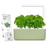 Click & Grow Smart Garden 9 Capsules, Potager Intérieur Connecté, Sauge | Hydroponique Simplifié. Éclairage et Arrosage Automatiques. Kit 3 Capsules Prêtes à Pousser de Basilic. Germination garantie