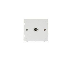 Click Scolmore SIN065PW Douille coaxiale Blanc polaire