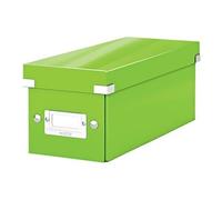 Click & Store WOW CD - Boite de rangement de supports - capacité : 30 CD, 60 CD (boîtier fin), 160 CD (pochettes papier) - vert