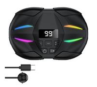 Clicker automatique mobile 10x7x2 cm - Clicker pour téléphone, tablette, ordinateur | Dispositif d'assistance des doigts | Simulation silencieuse LED numérique | Réglage de la vitesse multi-têtes