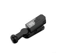 Clicker automatique rechargeable avec plage de vitesse personnalisable et durée de vie de la batterie conçue pour une utilisation continue dans les paramètres de diffusion en direct (noir)