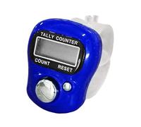 Clicker de doigt - Machine à compter avec écran numérique - Clicker de doigt avec sangle réglable | Pour marchandises tissées, événements, exercices, points, école, sport, natation pour hommes