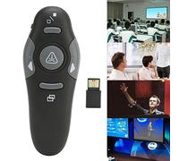 Clicker de Présentation, 15 M sans Fil Presenter Remote Clicker, 2,4 GHz USB Clicker pour Présentations Slide Advancer Clicker, pour Ordinateur, Ordinateur