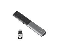 Clicker de Présentation Sans fil Pointeur Laser USB-A/USB-C Noir