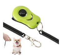 Clicker d'entraînement pour chien - 5,7 x 3,5 cm - Outil d'entraînement positif - Accessoire d'entraînement multifonction portable pour chiot - Convient pour chiens et chats - Pour l'intérieur et
