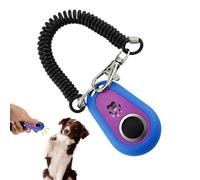 Clicker Dog Trainer - Prippy Training Clicker, Pet Obéissance Tool | Traineur portable en double couleur avec bracelet de poignet pour , rappel, chasse et support de comportement de chien moyen