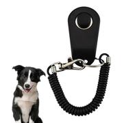 Clicker Dresseur de chien - Appareil de dressage interactif pour chien avec dragonne | Clicker d'entraînement pour chiots et chats, clicker pour l'entraînement à l'obéissance et au comportement pour