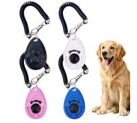 Clicker Entraînement Canin Outil Éducation Obéissance Animal Avec Dragonne
