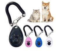 Clicker Entraînement Canin Outil Éducation Obéissance Animal Avec Dragonne