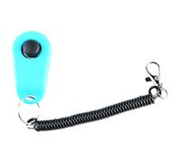 Clicker Interactif de Dressage pour Animaux de Compagnie, Durable, avec Dragonne, Idéal pour Le Dressage des Chiots et la Correction du Comportement (Bleu Ciel)