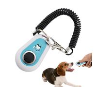 Clicker Pour Chien Outil d'Éducation Canin Bicolore avec Lanière