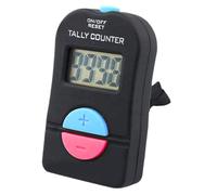 Clicker pour comptage de personnes : instrument de numérique compact, compteur mécanique à main, compteur d'incréments et de décréments avec câble de sangle | Calcul de canti