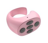 Clicker sans fil pour téléphone - Contrôleur de bouton selfie avec obturateur à distance rechargeable pour caméra sans fil | Télécommande rechargeable pour téléphone portable avec contrôle couché