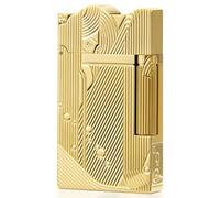 CLICKON Briquet Sanji, Flamme Douce, en Laiton Haut de Gamme, Vendu sans Gaz