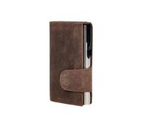 CLICKSAFE Porte-Monnaie Unisexe, Marron, 10,0 x 6,5 x 2,5 cm