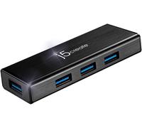 CLICKSELL-4-Port Usb Type-A 3.0 Data Hub Avec Adaptateur D'Alimentation 15W Pour Mac, Macbook, Windows, Laptop, Linux (Juh340)