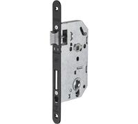 CLICKSELL-Boîtier De Serrure Monomax Nf Axe 50 Version Cylindre-Coffre Galvanisé, Têtière Époxy Noir Granité-Modèle Encastrable Pour Porte D'Entrée-Made In France-Finition Noire -