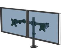 CLICKSELL-Bras Porte Écran Reflex Double Pour 2 Écrans Jusqu'À 27" Hauteur Et Profondeur Ajustables Norme Vesa
