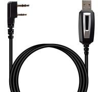 CLICKSELL-Câble De Programmation Usb Pour Talkie-Walkie Baofeng Uv-5R 5Ra 5Re Gt-3Tp Uv-82 F8Hp Bf-888S Uv3R Puxing 2 Broches Portable Radio Jambon