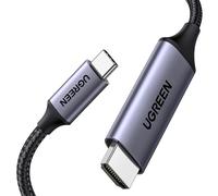 CLICKSELL-Câble Usb C Vers Hdmi 4K 60Hz 18Gbps Compatible Avec Macbook M3 M2 M1 Ipad Pro Air Iphone 16 Plus Pro Max 15 Galaxy S24 S23 S22 Adaptateur Thunderbolt 4 3 Type C Hdmi2.0 (1M)