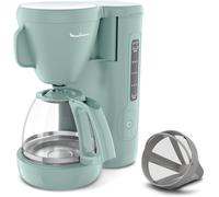 CLICKSELL-Cafetière Filtre, 10 À 15 Tasses, 1.25 L, Filtre, Porte-Filtre Pivotant , Système Anti-Gouttes, Maintien Au Chaud, Eucalyptus, Morning Fg2M1310