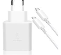 Clicksell-Chargeur 45w Super Charge Rapide Pour Samsung Galaxy S25 Ultra,S24+,S24 Ultra,S23+,S23 Ultra, S22,A54,Z Fold5,Flip5,Fold6, Flip6,Tab S10 S9 S8 Ultra,Prise Secteur Usb C Adapteur Avec 5a Câb