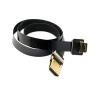 CLICKSELL-Cyfpv Câble Plat Fpv Mini Hdmi Mâle Vers Hdmi Mâle Fpc Coudé À 90 Degrés Pour Photographie Aérienne Fpv Hdtv Multicopter 50 Cm