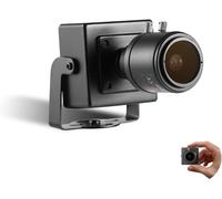 CLICKSELL-Mini Caméra Ip Poe 5Mp, Ultra Hd 2880X1620P 2.8-12Mm Zoom Camera, Caméra Réseau Compacte Pour La Sécurité Intérieure, P2P Visualisation À Distance Flux Rtsp Contrôle Web (I712-P-Ts)