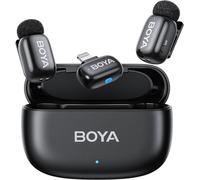 CLICKSELL-Mini Micro, Micro Cravate Sans Fil Pour Iphone 7-14, Android, Microphone Cravate Lightning Ultraléger (5G), Portée De 100M, Autonomie De 30H, Microphone Lavalier Compact Pour Youtubeur