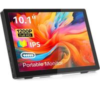 CLICKSELL-Moniteur Portable 10,1 Pouces Full Hd 1920 X 1200 Ips Écran Lcd Hdmi Usb Type C Pour Ordinateur Portable Pc Ps4/5 Xbox Rasp Pi