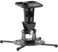 CLICKSELL-Pm-Spider-Plus-B \U2013 Support Plafond Pour Vidéo-Projecteur (Rotatif Et Inclinable À 25°), Distance Au Plafond Fixe À 22Cm, 15Kg, Distances Des Trous De Vis 180\U2013310Mm, Noir