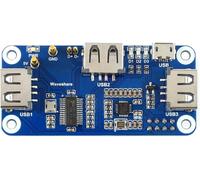CLICKSELL-Poe Ethernet/Usb Hub Hat For Raspberry Pi Zero/Zero W/4B/3B/3B+, 3X Usb 2.0 Ports 802.3Af-Compliant