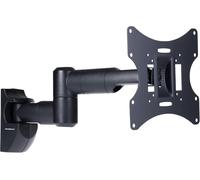 CLICKSELL-Proper Support Mural À Bras Pivotant Pour Tv, Double Pivot, Inclinaison 20 Degrés, Vesa Max De 200 X 200, Noir Bras Oscillant À Deux Pivots 23-42"" P-Swb503B-1