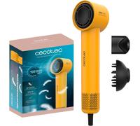 CLICKSELL-Sèche-Cheveux Bldc Ionicare Rockstar Style Yellow. Sèche-Cheveux Compact Et Léger Avec Moteur Brushless De 1500W Et 110000 Rpm.