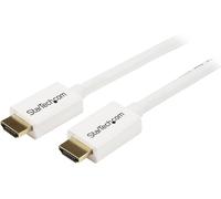 CLICKSELL-Startech-7M White Cl3 In-Wall High Speed Hdmi Cable-Hdmi To Hdmi M M-Câble Vidéo Audio-Hdmi-30 32 Awg-Hdmi 19 Broches (M)-Hdmi 19 Broches (M)-7 M-Double Blindage-Blanc