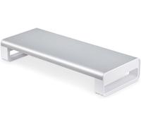 CLICKSELL-StarTech.com Ergonomic Monitor Riser Stand, Up to 33lb/15kg, Fixed height 3.5in/9cm, Desktop Computer Monitor/Laptop Riser