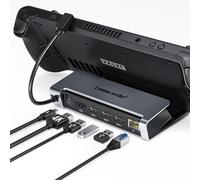 CLICKSELL-Station D'Accueil Pour Steam Deck, 6 En 1 Mallette Steam Deck Dock Avec Gigabit Ethernet, 4K Hdmi, 3 Ports Usb-A, 100 W Pd Charge, Compatible Exclusivement Pour Valve Steam Deck Design