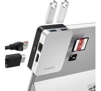 CLICKSELL-Station D'Accueil Surface Pro 8, Hub Usb-C 6 En 1 Microsoft Surface Pro 8 Avec Hdmi 4K, Ethernet Lan 1000 M, Lecteur De Carte Sd/Tf, 2 Usb 3.0 ¿ Spécialement Conçu Pour Surface Pro 8