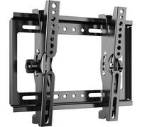 CLICKSELL-Support Mural Tv Inclinable Pour Écrans 14-42 Pouces,Support De Moniteur,Support Vesa Max 200X200Mm, Fixation Murale Tv Capacité Max De 25Kg,Meuble Tv