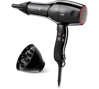 CLICKSELL-Swiss Silent Jet Light 7700 Sèche-Cheveux Professionnel Avec Moteur Puissant Delta-Drive, 3 Niveaux De Température, Générateur D'Ions, Câble Super Flex Anti-Torsion 2000 W, Noir