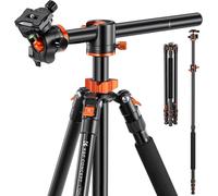 CLICKSELL-Trepied Appareil Photo,240Cm Trépied Reflex Monopode,Pied Caméra Vidéo Avec Colonne Centrale,Trepied Professionnel Horizontal Avec 360°Tête Ball Plaque De Dégagement Pour Dslr Charge 10Kg