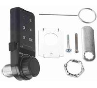 CLICKSELL-Verrou De Porte Digital Serrure Electronique D'Armoire Serrure D'Accès De Mot De Passe Clavier Numérique Codée Pour Armoire Placard Bureau Maison Avec Accessoires (L=30)