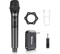 CLICKSELL-Wireless Microphone,Système Professionnel De Microphone Dy que Sans Fil Avec Récepteur Rechargeable 160 Ft,Kit De Microphone Karaoké Pour Le Chant,Le Mariage,La Fête,La Parole,M50