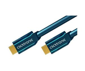 CLICKTRONIC - 10070309 - CORDON HDMI HIGH SPEED AVEC ETHERNET - 15 M