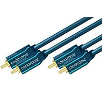 CLICKTRONIC - 10070377 - CORDON DOUBLE RCA AUDIO - M/M - 1 M