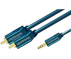 CLICKTRONIC - 10070467 - CORDON AUDIO - JACK VERS 2XRCA - 2 M