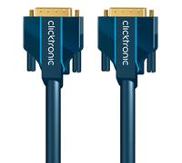 ClickTronic 7.5m DVI-D Connection câble DVI 7,5 m Bleu