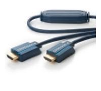 Clicktronic 70088 Casual Premium 4K HDMI 2.0 avec Ethernet câble 25m actif bleu