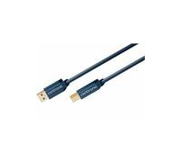 ClickTronic 3m USB3.0 A - B m/m câble USB USB 3.2 Gen 1 (3.1 Gen 1) USB A USB B Bleu
